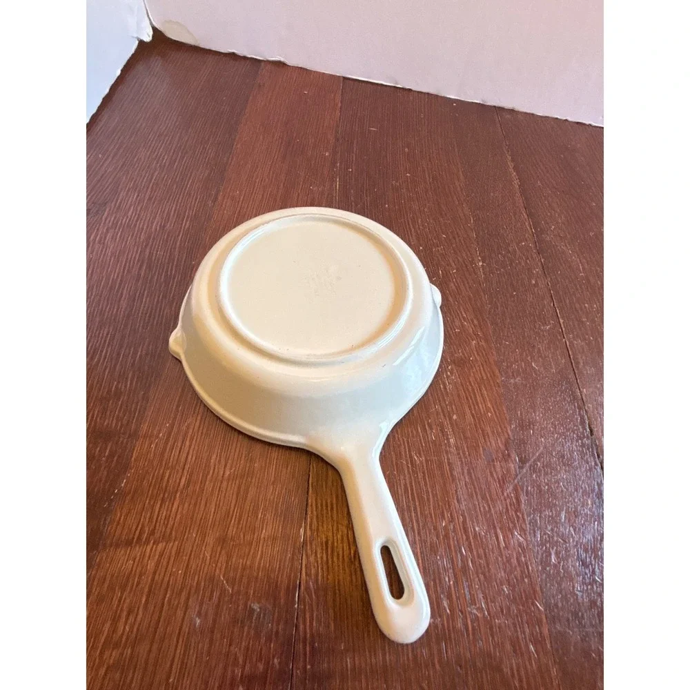 Hearth & Hand Magnolia Enameled Cast Iron Skillet Cream 6.25